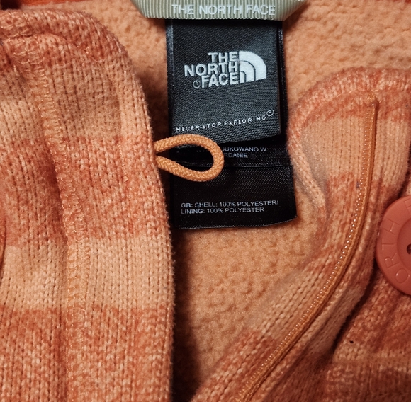 North Face Women's Crescent Sunshine Hoodie Button Up Sweater Pullover Size M - Picture 2 of 14